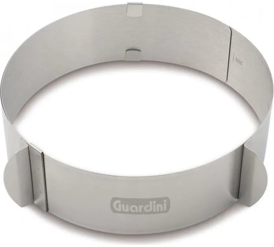 Раздвижное кольцо для выпечки GUARDINI Cake Design Gadgets круглое, диаметр 16-28 см 15689R 1