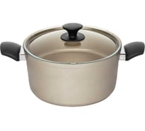 Кастрюля Катюша Жемчуг 20 см, 2.5 л, алюминий, стеклянная крышка 59021-200-10
