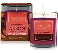 Ароматическая свеча Areon HOME PERFUMES Apple & Cinnamon 120 гр CR01