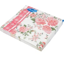 Бумажные салфетки Лилия 33x33, Цветочный роман, 2 слоя, 20 листов 5300