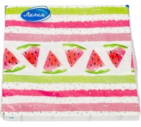 Бумажные салфетки Лилия 33x33, Сочный арбуз, 2 слоя 20 листов 8004