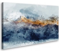 Постер-картина Студия Фотообоев акварельные горы, 120x75 см 2536654