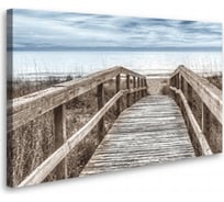 Постер-картина Студия Фотообоев пустынный причал, 120x75 2536634