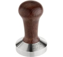 Плоский темпер с коричневой ручкой Motta диаметр 57 мм 170223