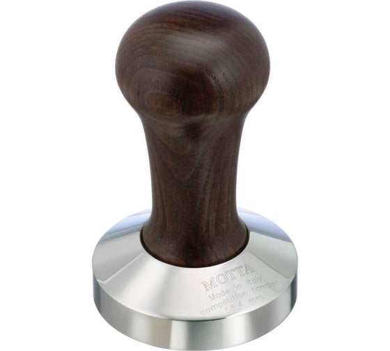 Темпер Motta competition диаметр 58.4 мм, с коричневой ручкой 177235 1
