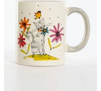 Кружка Elrington СЕРЫЙ КОТ 350 мл, цветная упаковка 208-07013