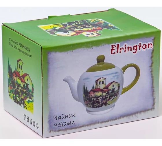Чайник Elrington ИТАЛЬЯНСКИЙ ДВОРИК 950 мл, цветная упаковка 110-07127