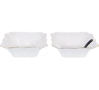 Набор салатников Balsford ГРАЦИЯ, 2 фигурных салатника 16 см, NEW BONE CHINA, цветная упаковка 101-01048