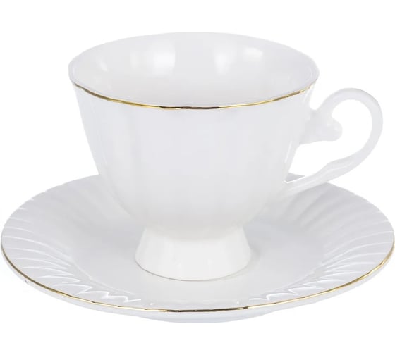 Кофейный набор Balsford ГРАЦИЯ 12 6 чашек 120 мл, 6 блюдец, NEW BONE CHINA, подарочная упаковка 101-01007