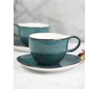 Чайный набор Samold ХОРЕКА ОКЕАН чашка 250 мл, блюдце 160x150 мм, индивидуальная коричневая упаковка 206-55048