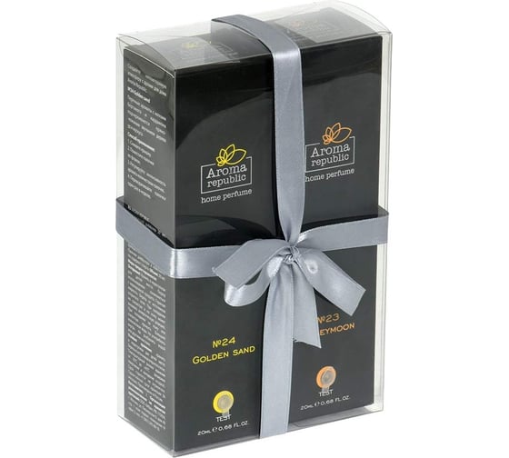 Подарочный набор Aroma republic №3 black edition, 2 шт. по 20 мл, в коробке, пэт 93845
