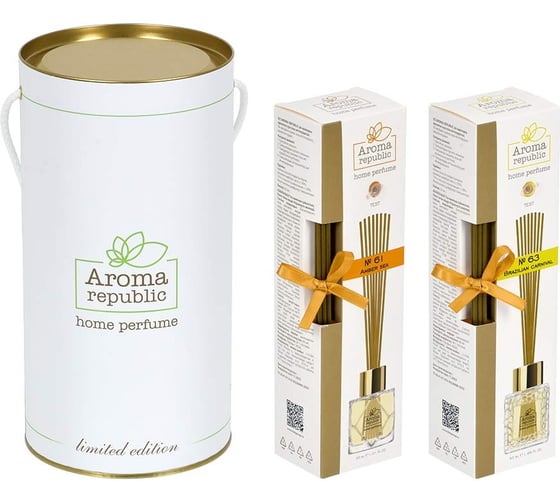 Подарочный набор Aroma republic №1 selective edition, 30 мл и 50 мл, в тубусе 93847 1
