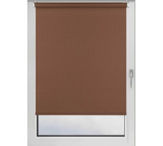 Рулонная штора PRAKTO JUTA 95x160 см какао 9403219654