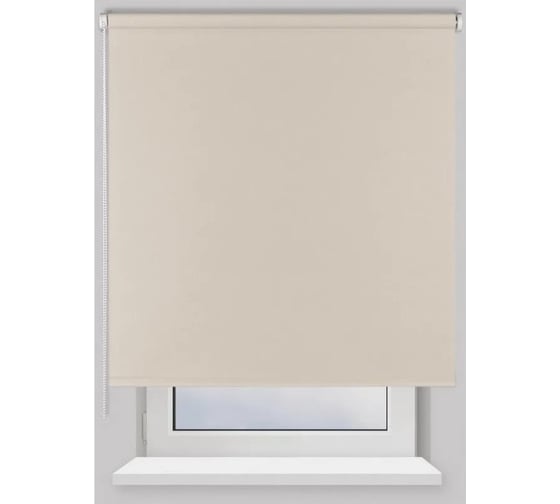 Рулонная штора PRAKTO JUTA 85x160 см бежевый 9403219666 1