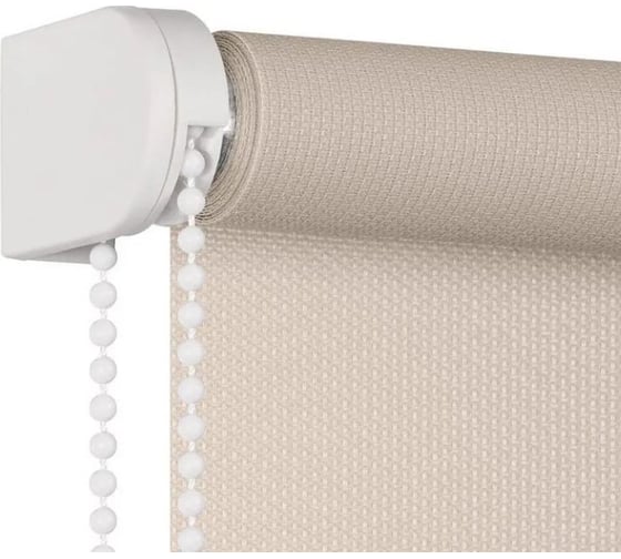 Рулонная штора PRAKTO JUTA 90x160 см бежевый 7203012