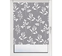 Рулонная штора PRAKTO PRINT 50x160 см Луговые травы, серый 9403217438