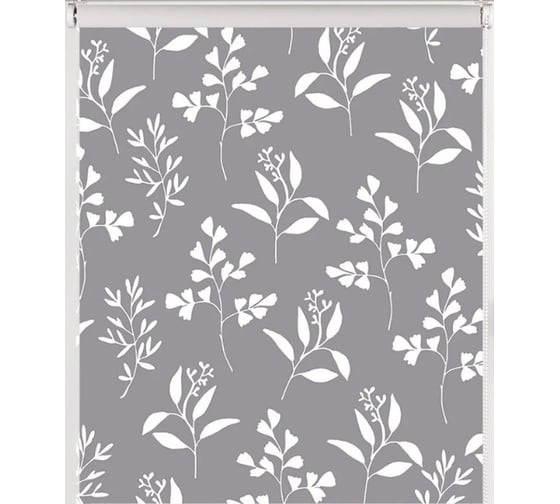 Рулонная штора PRAKTO PRINT 65x160 см Луговые травы, серый 9403217772