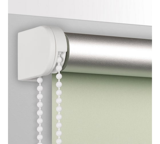 Рулонная штора PRAKTO BLACKOUT SILVER 90x160 см, фисташковый 7208284