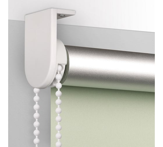 Рулонная штора PRAKTO BLACKOUT SILVER 90x160 см, фисташковый 7208284