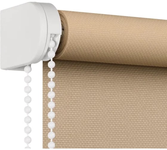 Рулонная штора PRAKTO JUTA 65x160 см миндальный 9403217951