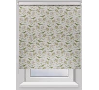 Рулонная штора PRAKTO BLACKOUT PRINT Райские птицы 75x160 см, зеленый 9403219042