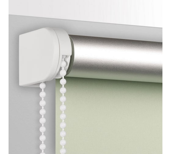 Рулонная штора PRAKTO BLACKOUT SILVER 50x160 см, фисташковый 7208239