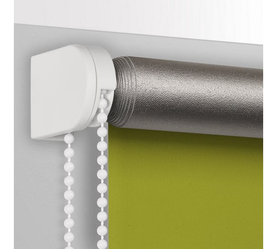Рулонная штора PRAKTO BLACKOUT SILVER 65x160 см, зеленый 9403219764