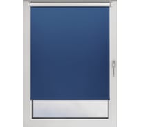 Рулонная штора PRAKTO BLACKOUT SILVER 70x160 см, синий 7207553