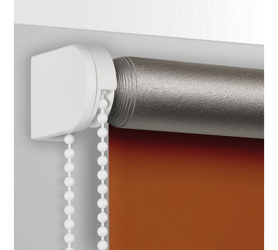 Рулонная штора PRAKTO BLACKOUT SILVER 45x160 см, оранжевый 9403219773
