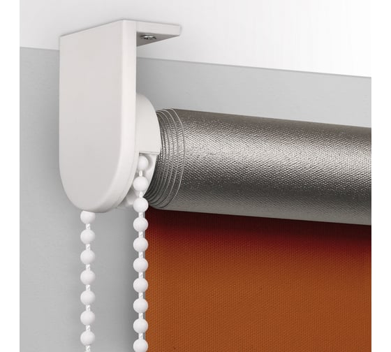 Рулонная штора PRAKTO BLACKOUT SILVER 45x160 см, оранжевый 9403219773