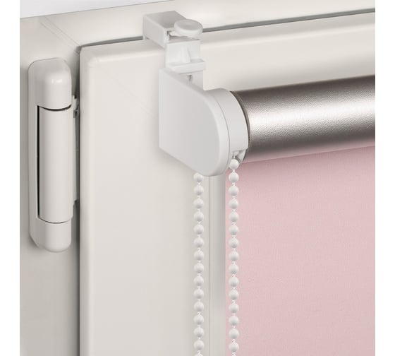 Рулонная штора PRAKTO BLACKOUT SILVER 100x160 см, розовый 7206907