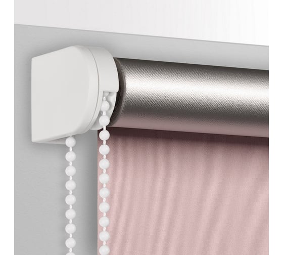 Рулонная штора PRAKTO BLACKOUT SILVER 100x160 см, розовый 7206907