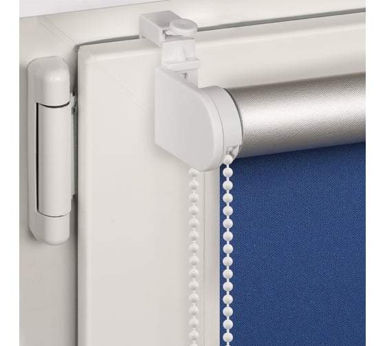 Рулонная штора PRAKTO BLACKOUT SILVER 100x160 см, синий 7208154