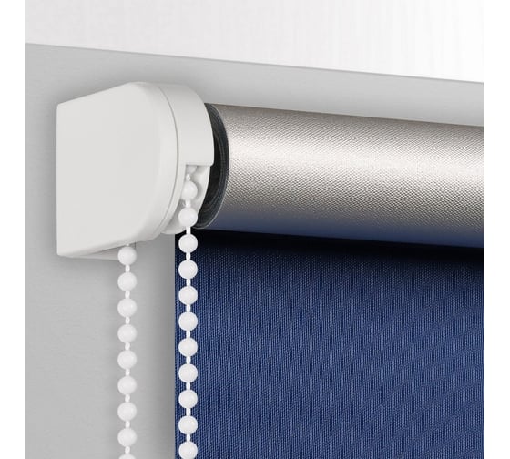 Рулонная штора PRAKTO BLACKOUT SILVER 100x160 см, синий 7208154