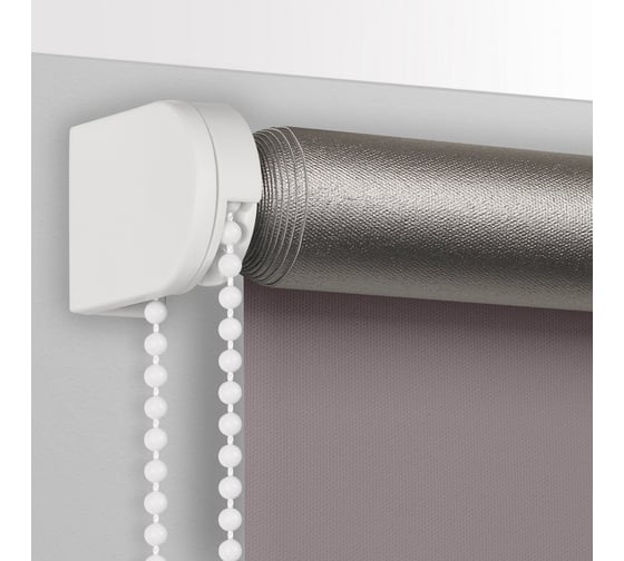 Рулонная штора PRAKTO BLACKOUT SILVER 65x250 см, серый МАХ 9403219747