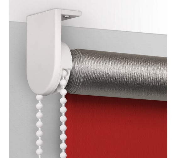 Рулонная штора PRAKTO BLACKOUT SILVER 45x160 см, алая 9403219778