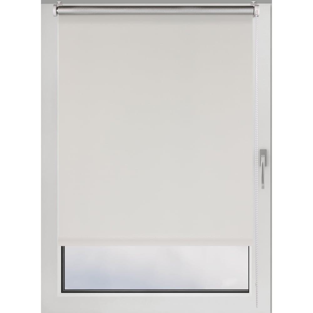 Рулонная штора PRAKTO BLACKOUT SILVER 110x250 см, белый МАХ 7202633 ...