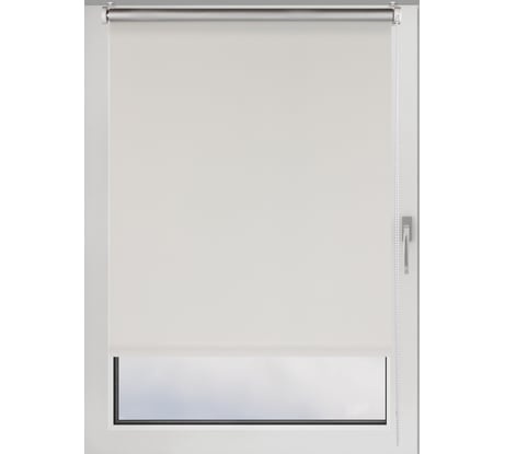 Рулонная штора PRAKTO BLACKOUT SILVER 110x250 см, белый МАХ 7202633