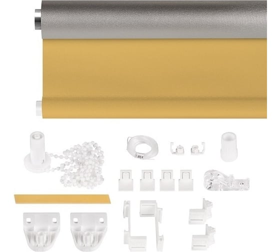 Рулонная штора PRAKTO BLACKOUT SILVER 65x160 см, медовый 9403219769