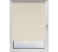 Рулонная штора PRAKTO BLACKOUT SILVER 80x250 см, светло-бежевый МАХ 7202664