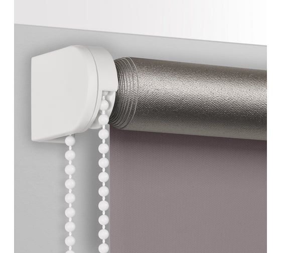 Рулонная штора PRAKTO BLACKOUT SILVER 80x250 см, серый МАХ 7202701