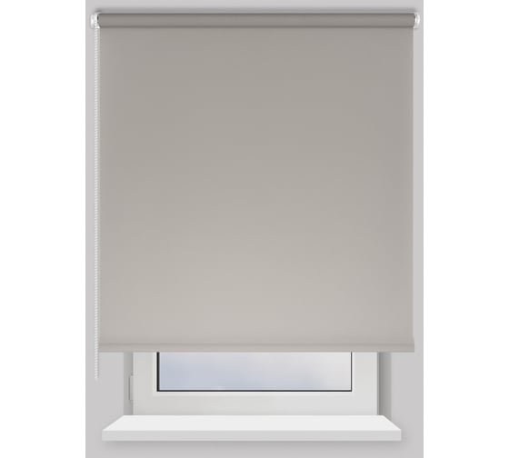 Рулонная штора PRAKTO GLASGOW 120x160 см, серый 9403219443 1