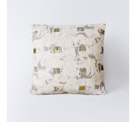 Подушка Ecotex Арго овечья шерсть, стеганый чехол 100% хлопок, 70x70 ПАР77 4650074951928