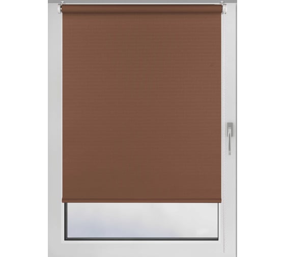 Рулонная штора PRAKTO JUTA 45x160 см, какао 9403219650 1