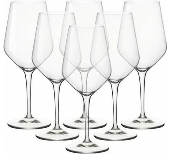 Бокалы для вина Bormioli Rocco ELECTRA MEDIUM 440 мл, 6 шт. Б0046279
