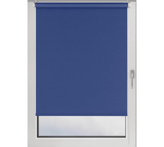 Рулонная штора PRAKTO BLACKOUT COLOR 95x160 см, синий 9403219855 1
