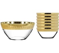 Набор салатников с узором Promsiz Барокко 7 предметов, диаметр 190 мм/110 мм EAV163-1326/1322/S/J/7