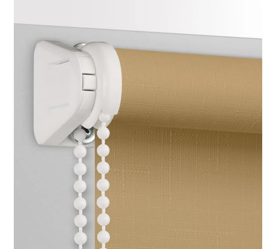 Рулонная штора PRAKTO SHANTUNG 45x165 см, бежевая 9403217507