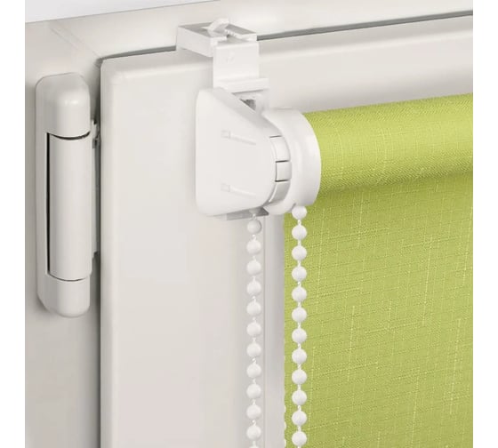 Рулонная штора PRAKTO SHANTUNG 65x165 см, зеленая 9403218656
