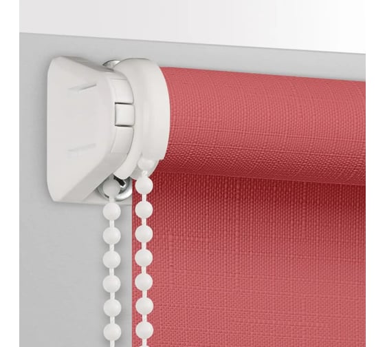 Рулонная штора PRAKTO SHANTUNG 75x160 см, розовая 9403218674